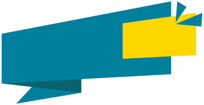 Yellow web button template for user interface design with a circle placeholder