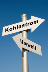 Kohlestrom vs Umwelt - Symbolbild