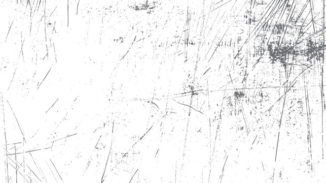 Abstract grey and white textured background with distressed scratches and speckles creating a grunge effect