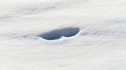 Snowy hollows reveal textures. Soft powder blankets the ground, inviting winter adventures. White landscape contrasts. A perfect day for snow games, crisp air, and winter