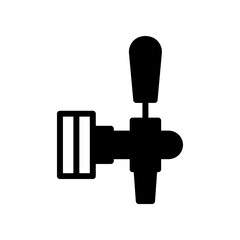 Beer Tap Faucet Icon For Bar And Restaurant Branding And Beverage Service