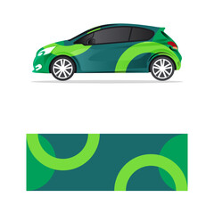 wrapping car decal circle circular design