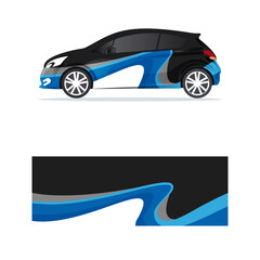 Modern car wrap company technology style design background