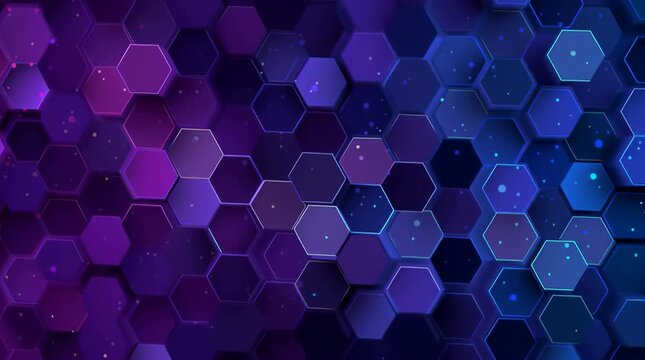 Abstract geometric pattern background with hexagonal shapes and a vibrant color gradient. The honeycomb-like pattern creates a captivating visual effect. 