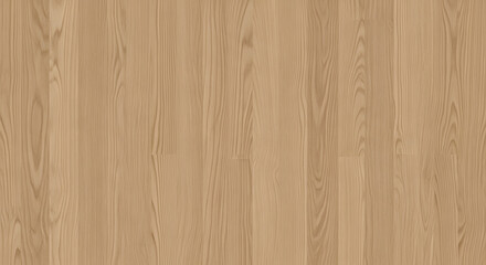 Fototapeta premium Seamless natural light brown wood grain texture background with vertical lines and subtle patterns