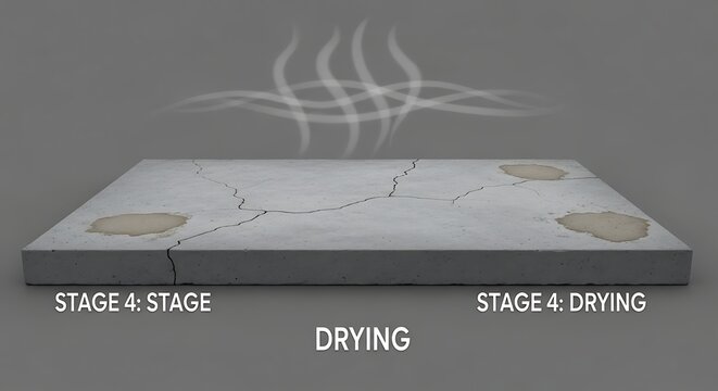 Drying Stage 4 - Visualizing the Process with Detailed Illustration.