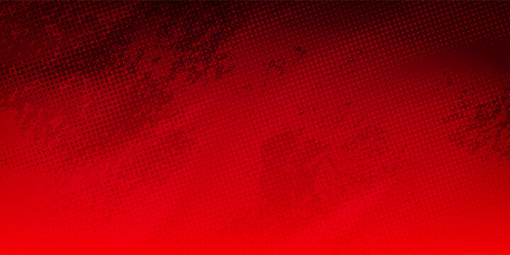 Intense Red Grunge Halftone Texture Background. Modern Trendy design in Vector Illustration