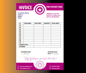 Invoice Design