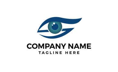 Eye Care vector logo design