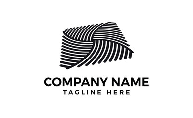 Logo in two versions abstract style