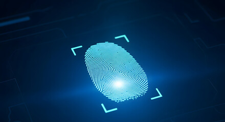 Digital fingerprint scanning for secure biometric identification and authentication