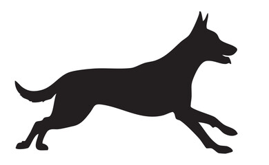 Black Dog Silhouette Bundle Vector Set