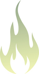vector illustration of fire flame