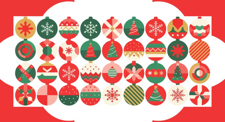 Christmas Ornament Pattern Festive Holiday Designs for Creative Projects