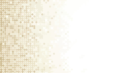 Pixelated Golden Geometric Pattern Abstract Background with Light Texture