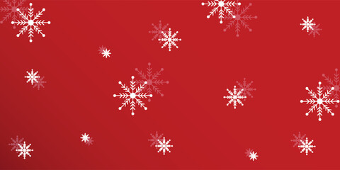 Christmas Card With Holly Berry Red Background With Gradient Mesh, Illustration