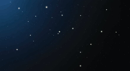 Sparkling Stars in the Night Sky A Celestial Background