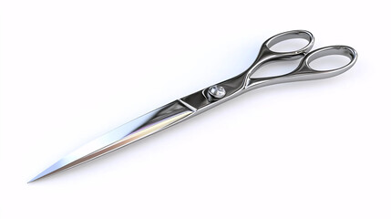 Obraz premium Iridescent Titanium Scissors