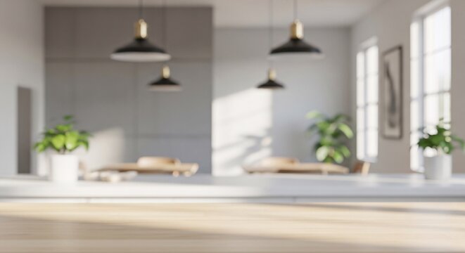 Modern Dining Room with Natural Light and Minimalist Decor Perfect for Family Gatherings