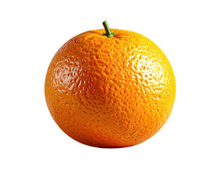A vibrant, close-up photograph of a fully ripe orange fruit with a dark, isolated background