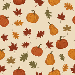&ldquo;Pumpkin Pattern Minimal Background