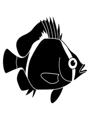 Vector Illustration of a Fish Icon, Fish Icon