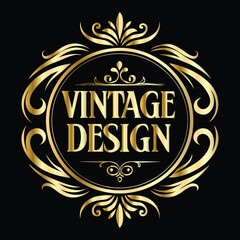 Vector decorative frame. Elegant element for design in Eastern style, place for text. Floral golden border. Lace illustration for invitations and greeting cards.