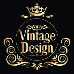 Vector decorative frame. Elegant element for design in Eastern style, place for text. Floral golden border. Lace illustration for invitations and greeting cards.