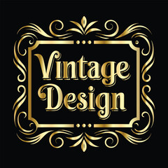 Vector decorative frame. Elegant element for design in Eastern style, place for text. Floral golden border. Lace illustration for invitations and greeting cards.