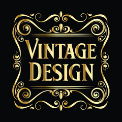 Vector decorative frame. Elegant element for design in Eastern style, place for text. Floral golden border. Lace illustration for invitations and greeting cards.