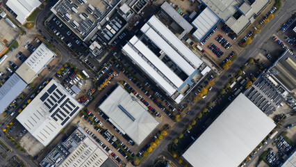 Data centers in Slough, United Kingdom.