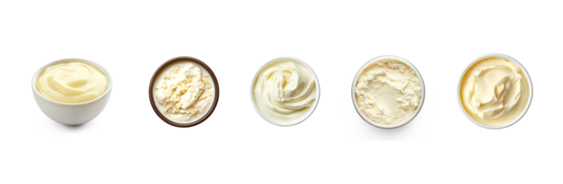 Collection of Buttermilk isolate on transparent background