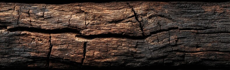 Close-up of charred wood texture (1)