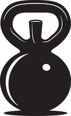 Kettlebell Fitness Vector Icon