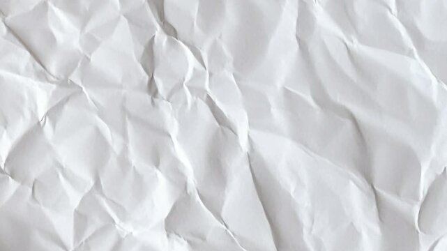 White crumpled paper stop motion background texture. white moving paper texture, A seamless loop animation of a white wrinkled paper texture. paper backgrounds, grungy abstract backgrounds, 