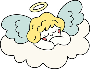 크리스마스 발렌타인데이 아기 천사 