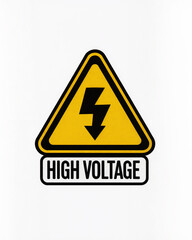 high voltage sign
