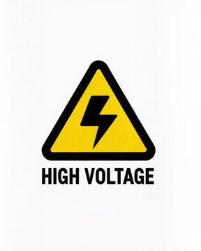 high voltage sign