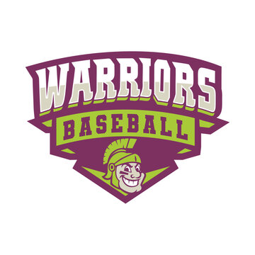 Warriors baseball logo design