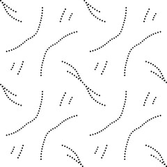 seamless pattern with black dots