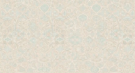 Soft Pastel Moroccan Hijab Pattern Design