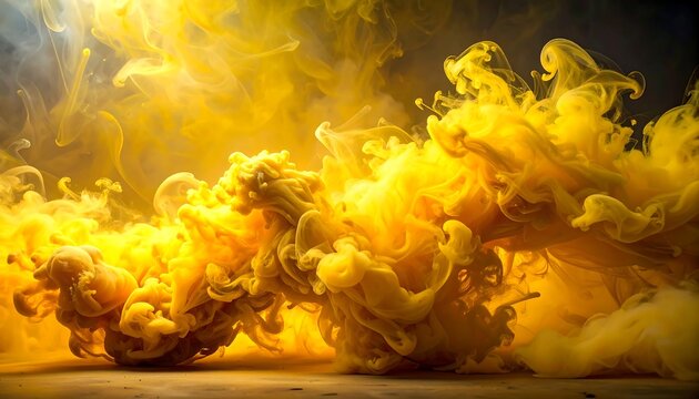 Swirling tendrils of golden, viscous liquid dance in darkness, a mesmerizing blend of texture and ethereal light