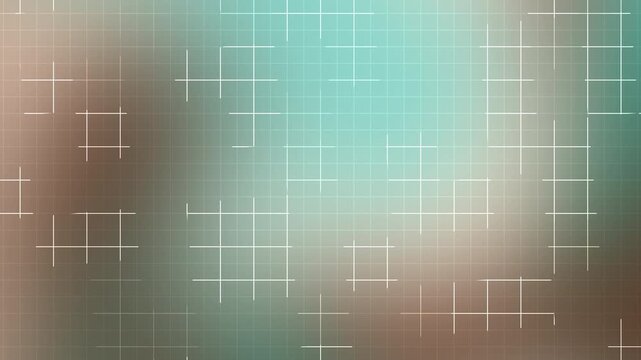 Turquoise and beige gradient background with glowing white grid lines forming abstract crosses perfect for modern tech events digital celebrations and futuristic design projects 