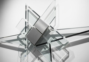 Advanced cybersecurity on a glowing digital circuit board, where luminous data particles flow through processors in a futuristic network space