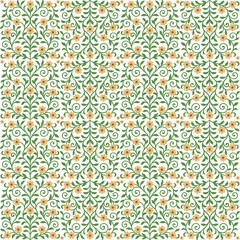 Hand Drawn Flower Pattern