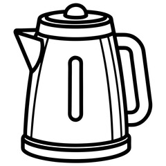 Electric kettle  art vector