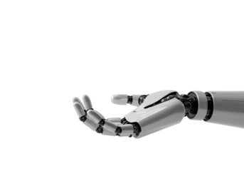 Robotic arm outstretched ready to assist you