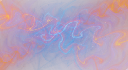 Swirling flowing lines in shades of pink, purple, blue and peach colours