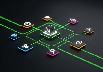 Artificial intelligence network connecting data and services