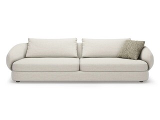 Classic corner sofa isolated on white
